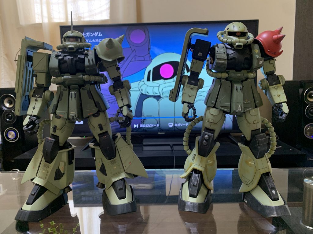 1作目の高機動型ザクと☺️