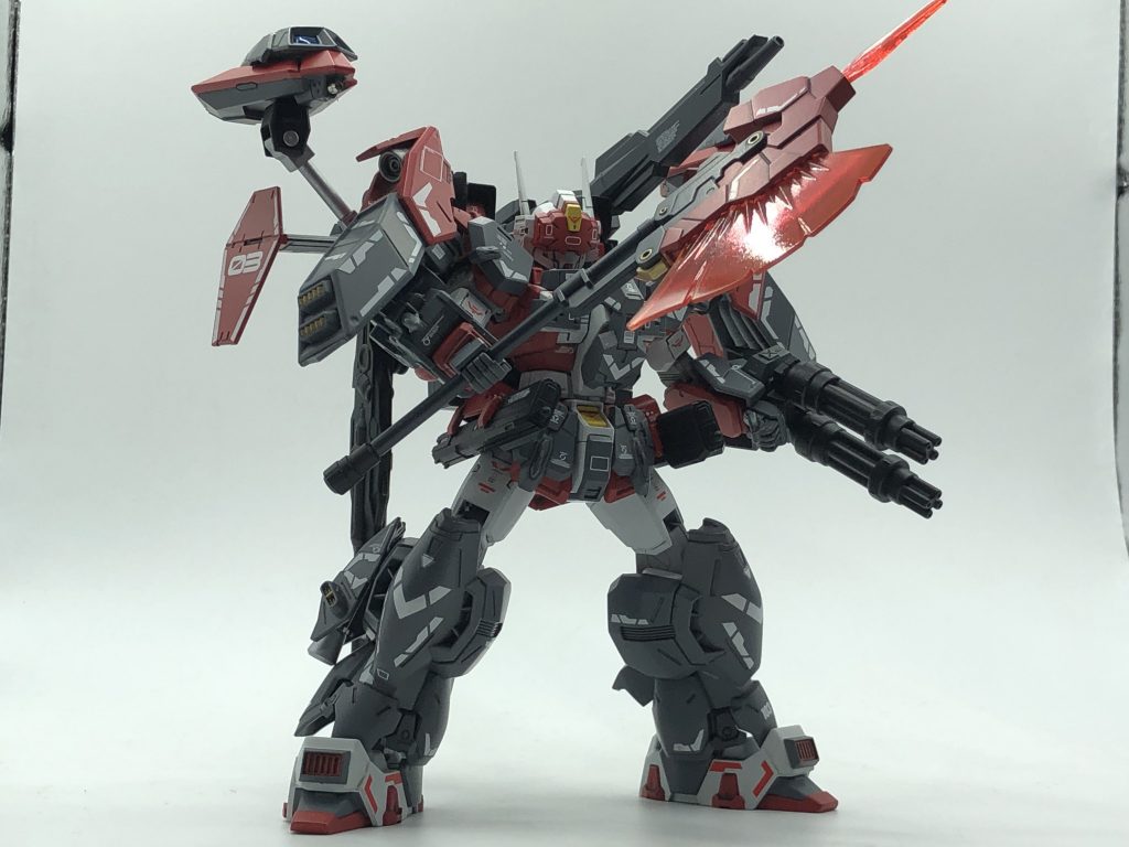 飛行ユニットを維持したままアサルト形態の特徴を強化した機体。試作ユニットの「steel yard」が改修され、ビーム兵器も多数使用可能になったことにより実弾兵装を排除、重量の軽減に成功している。汎用性は向上したがステルス性は改修前より数段低下した。