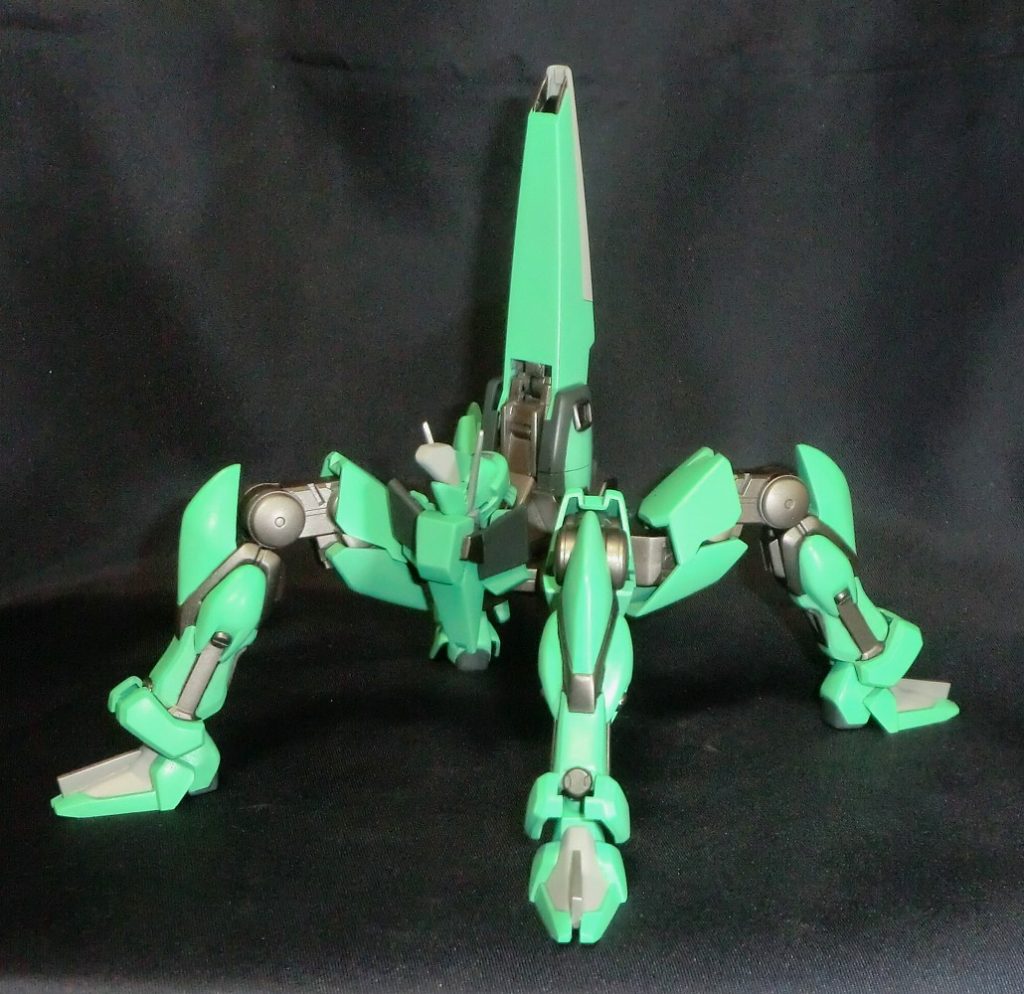 以下、妄想設定ザフトにより奪取されたＧ４機によりアルテミスを陥落させられたユーラシア連邦が一時的“匿っていた”アークエンジェルから得られた僅かなデータと、情報屋が崩壊したヘリオポリスで発見したモルゲンレーテのデータにより製造した機体型式番号はわかったものの人型形態のデータがない上に、ユーラシア連邦自体がイージスとの交戦もなく、姿カタチを語るものがおらず、これがイージスという機体であろうと製造型式番号のＦはフェイクの意