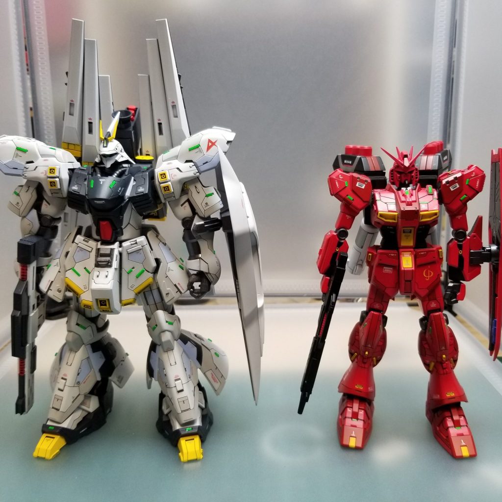 アムロ用サザビー&シャー用νガンダム｜t.u.n.eさんのガンプラ作品｜GUNSTA（ガンスタ）