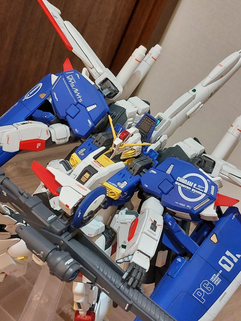 この頃はガンスタ知らなかったので製作状況はあまり収めていない…