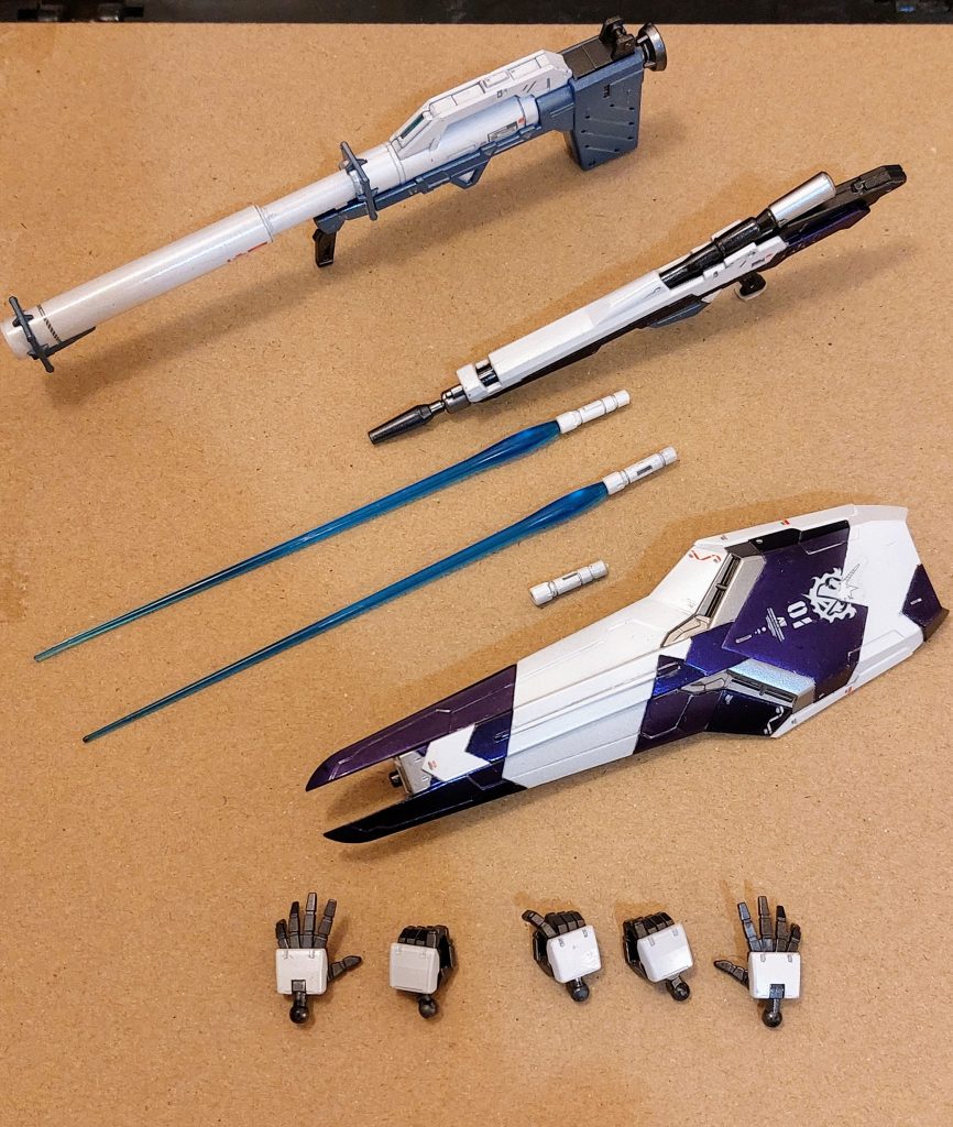 ライフルとシールドは一部オリジナルカラーで仕上げました