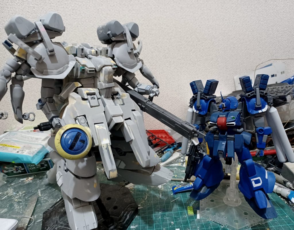 サフ吹いたあとの表面処理は大変でした