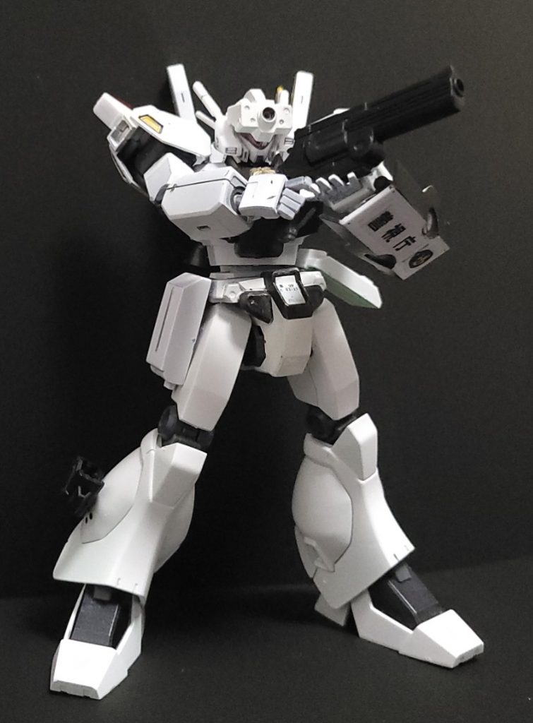 無加工で1枚!元はプレバンのエコーズ仕様のジェガンDタイプです。もともと通常のジェガンで作成していましたが、エコーズ仕様で改造してアップグレードしました。