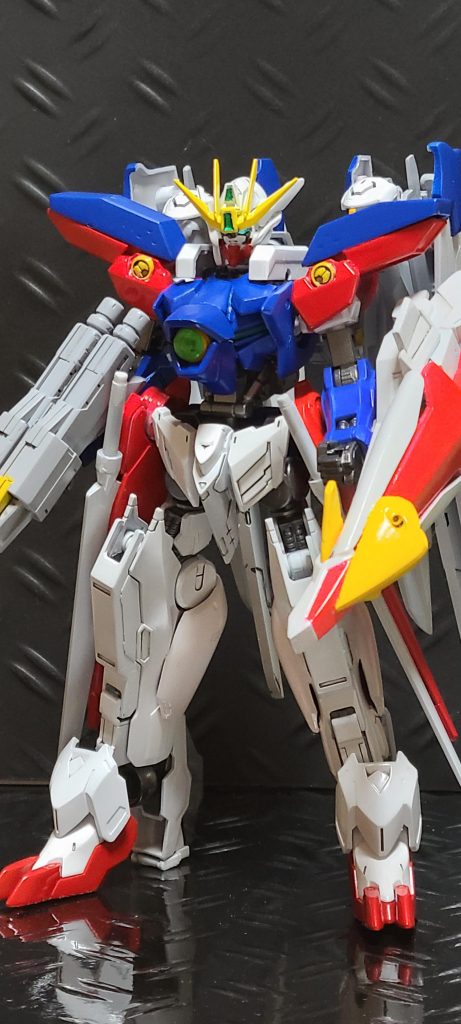 ウィングガンダムゼロのパーツを使わないでどこまでゼロに近づけるかをやってみました(*´∀｀)ﾉ