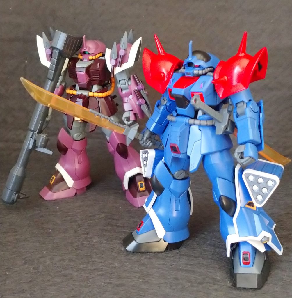 過去作のイフリート･シュナイド(未投稿)とツーショット