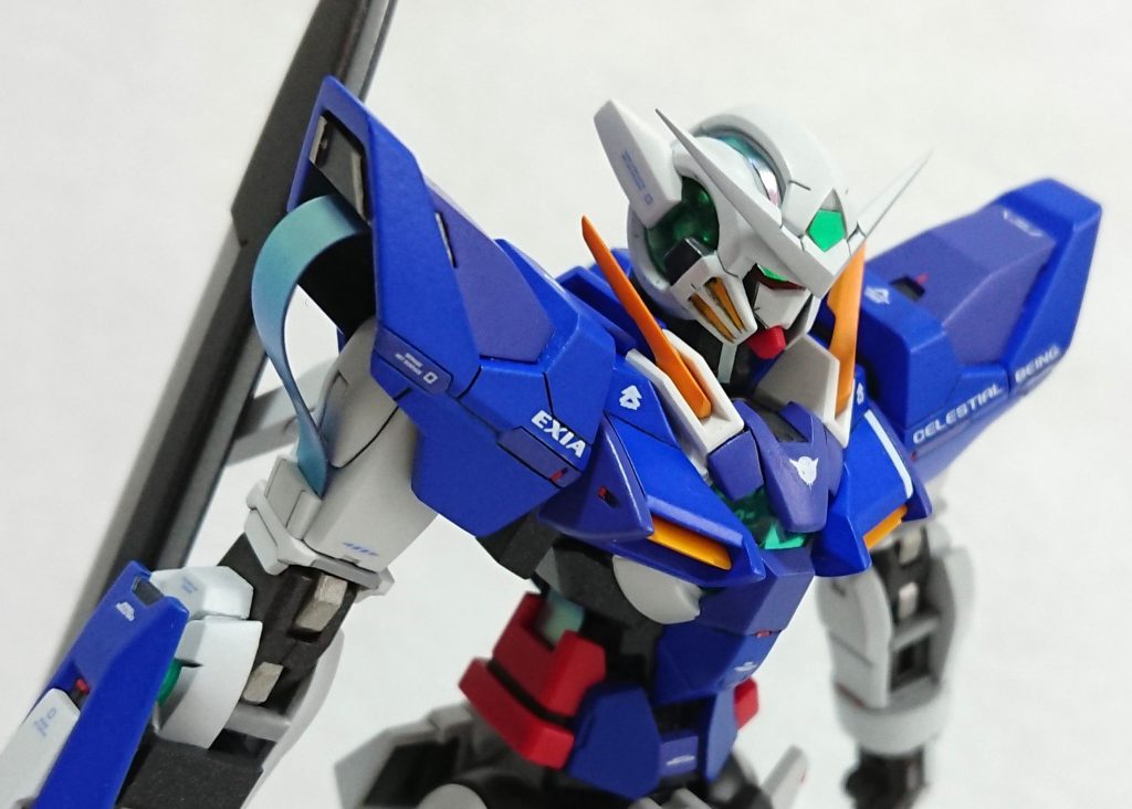 ということで以上【HG REVIVE】ガンダムエクシアRVでした!実は昔一度リバイヴエクシア作っていまして、今回はそのリベンジ作品だったりします。結果大変満足のいく出来になったのでリベンジ成功です。最後に使用塗料紹介して終わります。ここまでありがとうございました🙇💦【使用塗料】青:クレオス ブルー紫:タミヤ ブルーバイオレット赤:クレオス MSレッド黄:クレオス キャラクターイエロー白:クレオス MSホワイトグレー:クレオス サーフェイサー(グレー)関節/武器:クレオス MSグレー連邦系シルバー:タミヤ チタンシルバートップコート:クレオスプレミアムトップコート半光沢