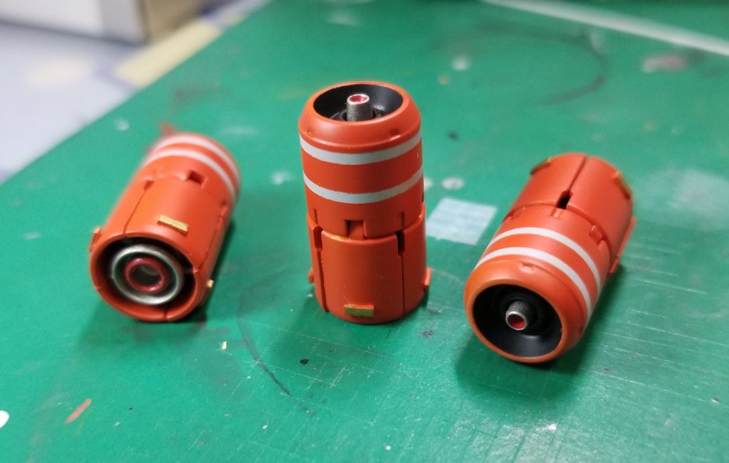 ファンネルも、マスキングテープでライン入れしました😆最近は、マスキング使うの多い気がする🤣