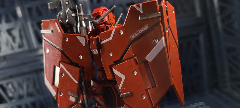 GNフルシールド展開!マーキングシールの貼り方は当時の公式の貼り方ページを参考にしました。