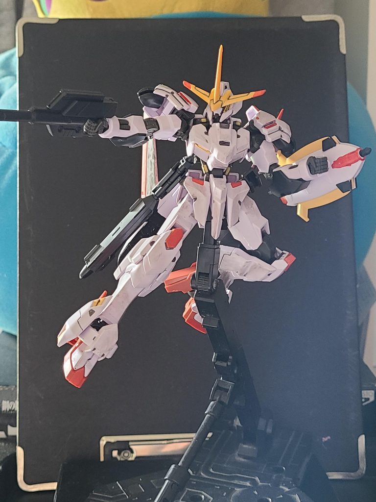 端白星のライフルは小さいタイプなので写真収まりいいですねー。