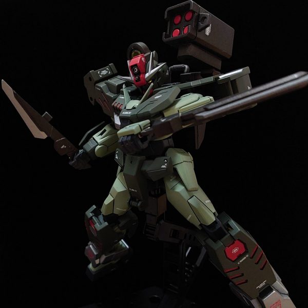 ガンダムダブルオーコマンドクアンタ（コマンドガンダム風カラー）