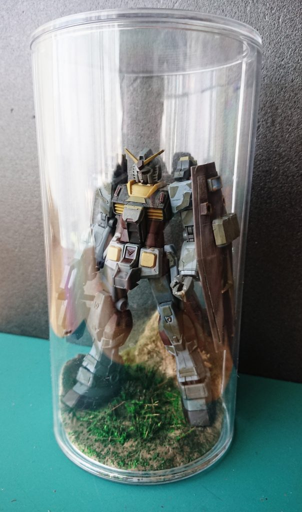 100均のケースで簡単にジオラマ作成