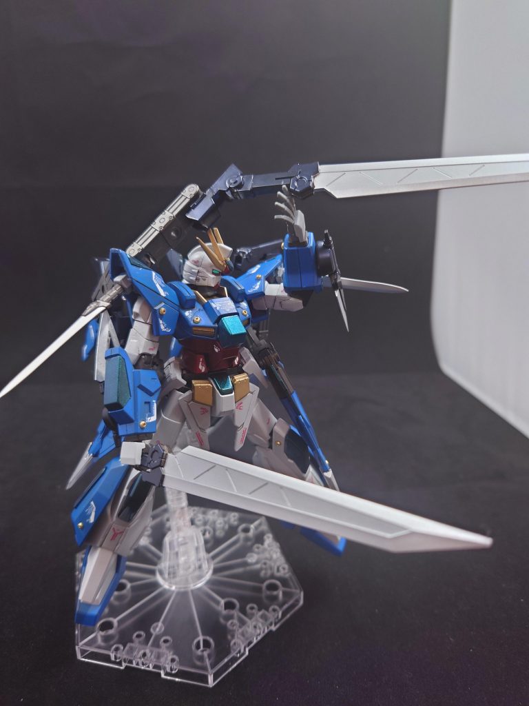 もちろんアームを伸ばして