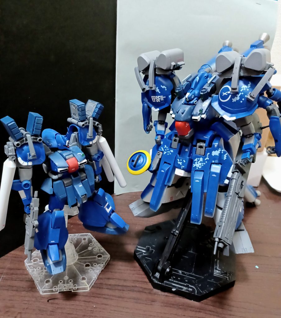 過去作品のゼクアインとの2shot