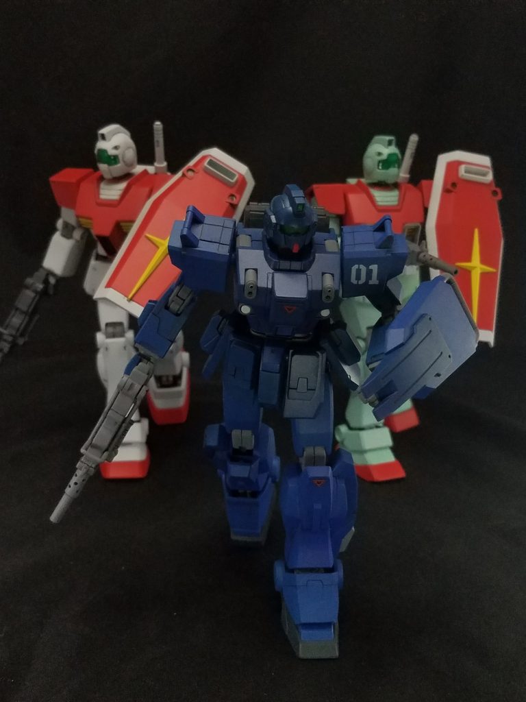 PS3 機動戦士ガンダム サイドストーリーズ内の当該シナリオのモルモット隊をイメージ。