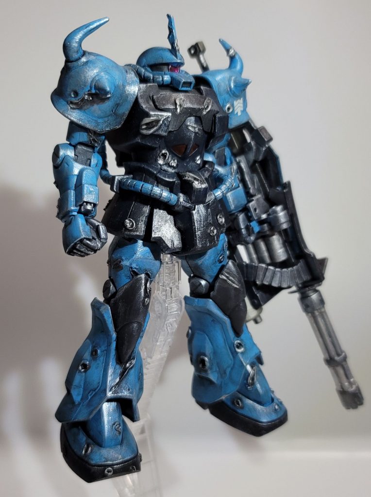 とある有名人のダメージ加工グフカス動画を観てようやく重い腰を上げたいと思うようになったがその動画観てからまた1年以上経ってからようやく製作開始しました本当に待たせすぎたんだよなぁ......