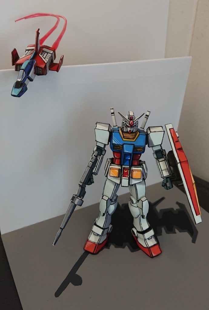 コアファイターもファーストガンダム風に...