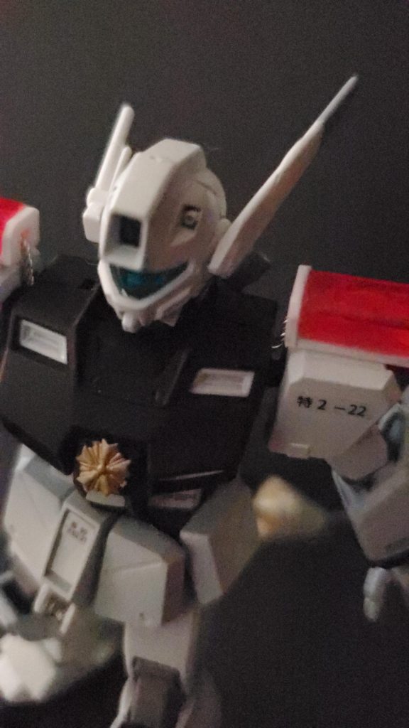 イングラムは1号機と2号機のコンパチだったので、2号機のアンテナを使用。アンテナが付くだけで、イングラムっぽさが増しますねw