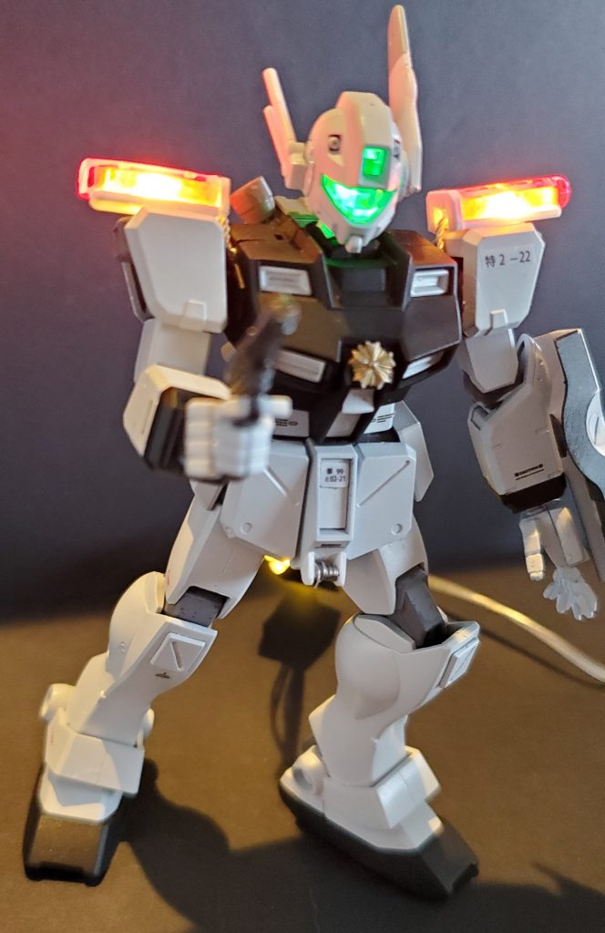 肩のパトライトはコトブキヤのMSGシリーズを使用。