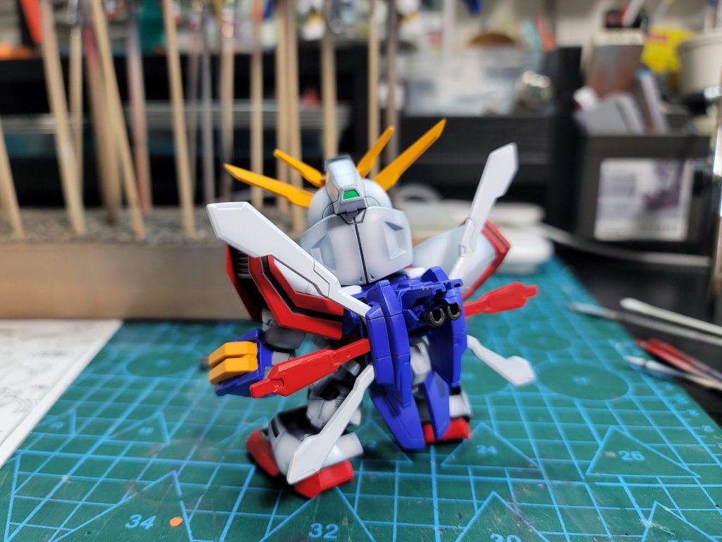 SDゴッドガンダム–3枚目/制作者：ムネムネム@Mnmnm_munehiro