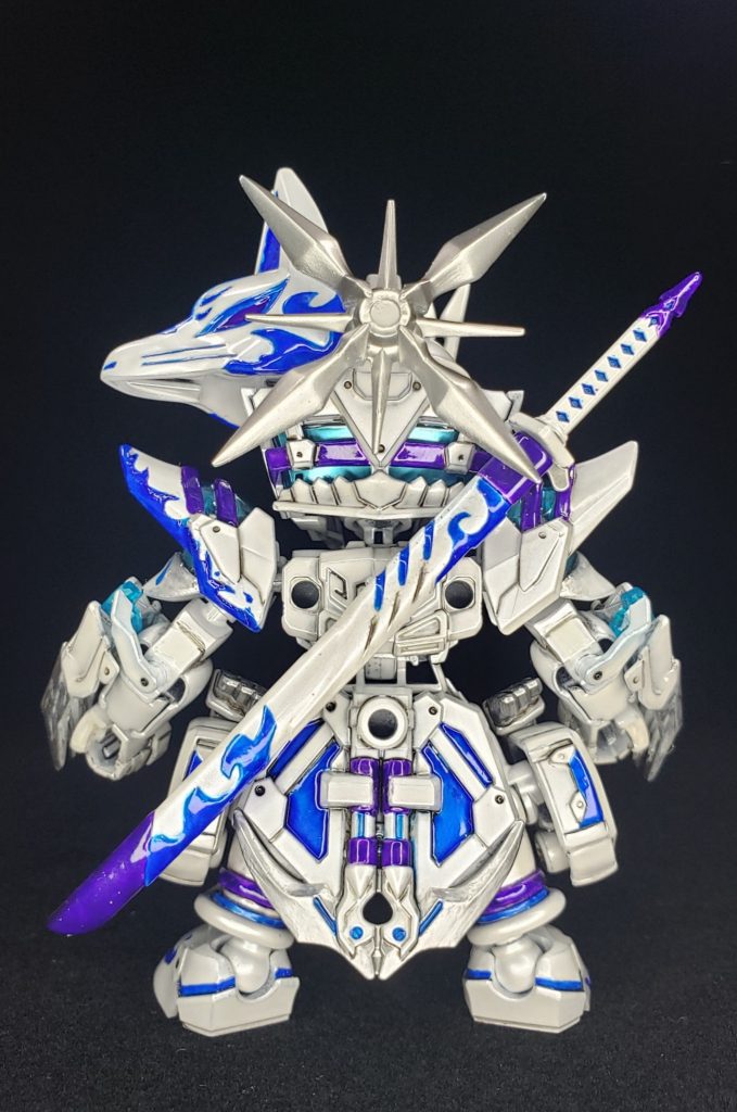 ムジナ手裏剣は2キット分を張り合わせ作成