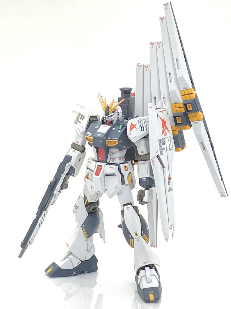 νガンダムはやはりフィンファンネルが良く似合います。