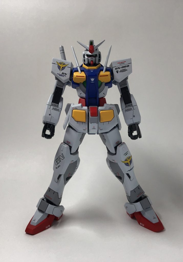 hg Oガンダムに筋彫りメインでディティールアップして製作しました!