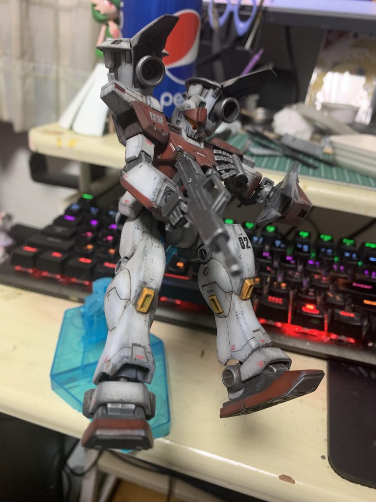 照明を当てない方が色味が好みだったので一応ぺたり