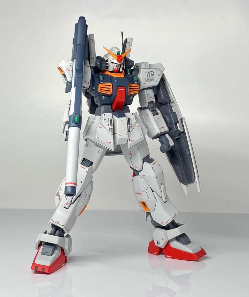 前腕を太くしています。