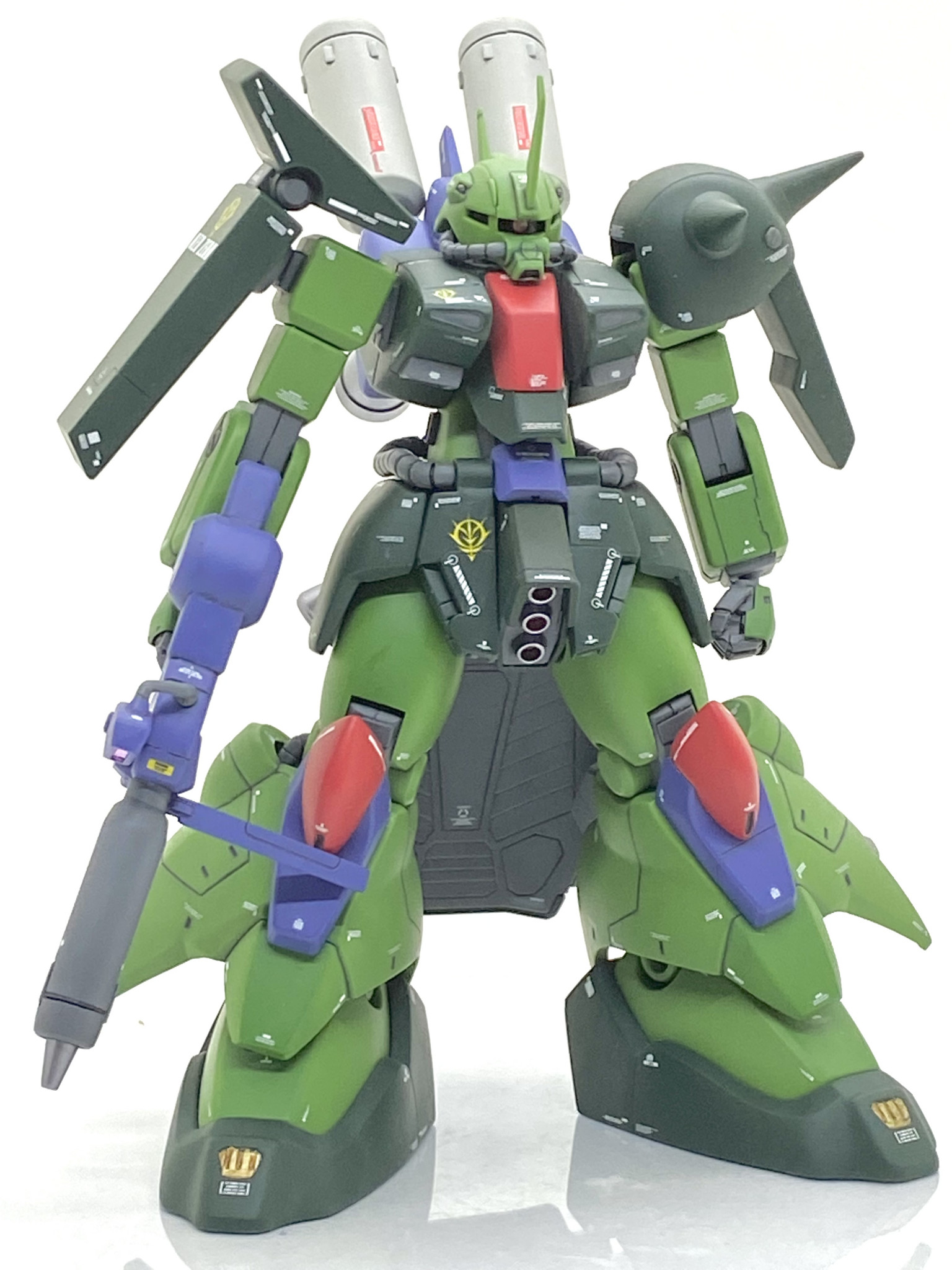 HG量産型ザクⅢ 改 シャア専用カラー ガンプラ 全塗装 完成品 - 模型 