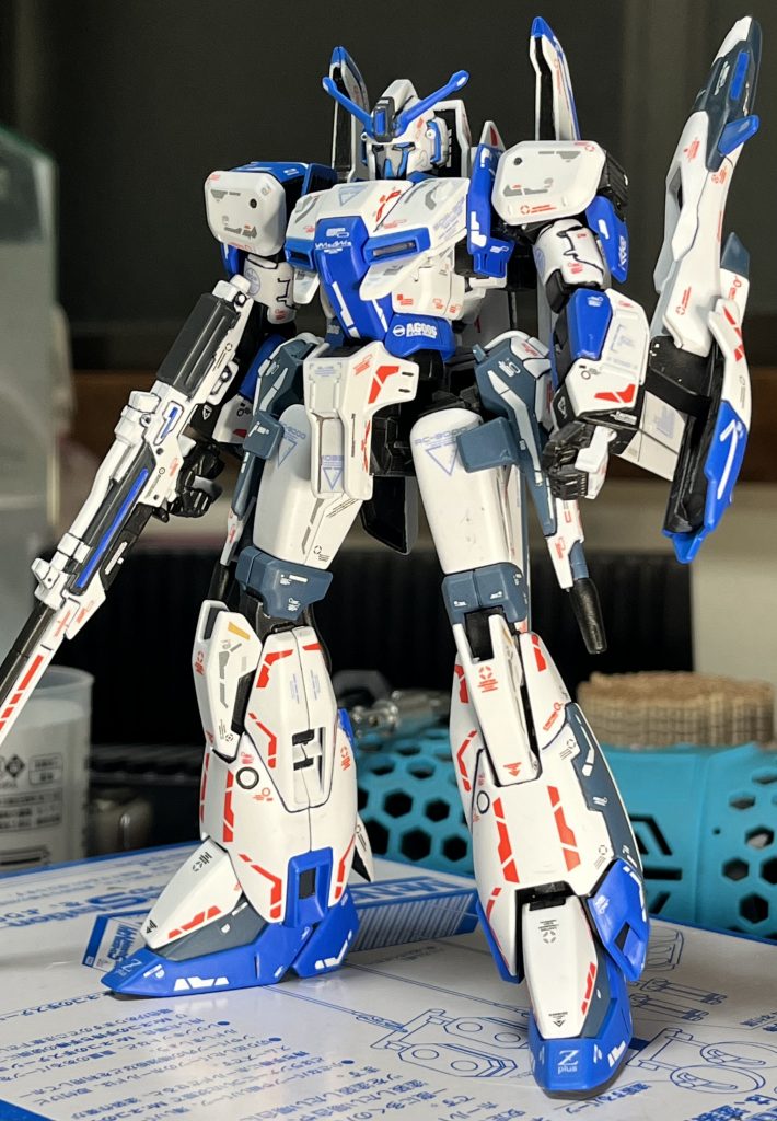 貼りすぎなデカール　墨入れが雑