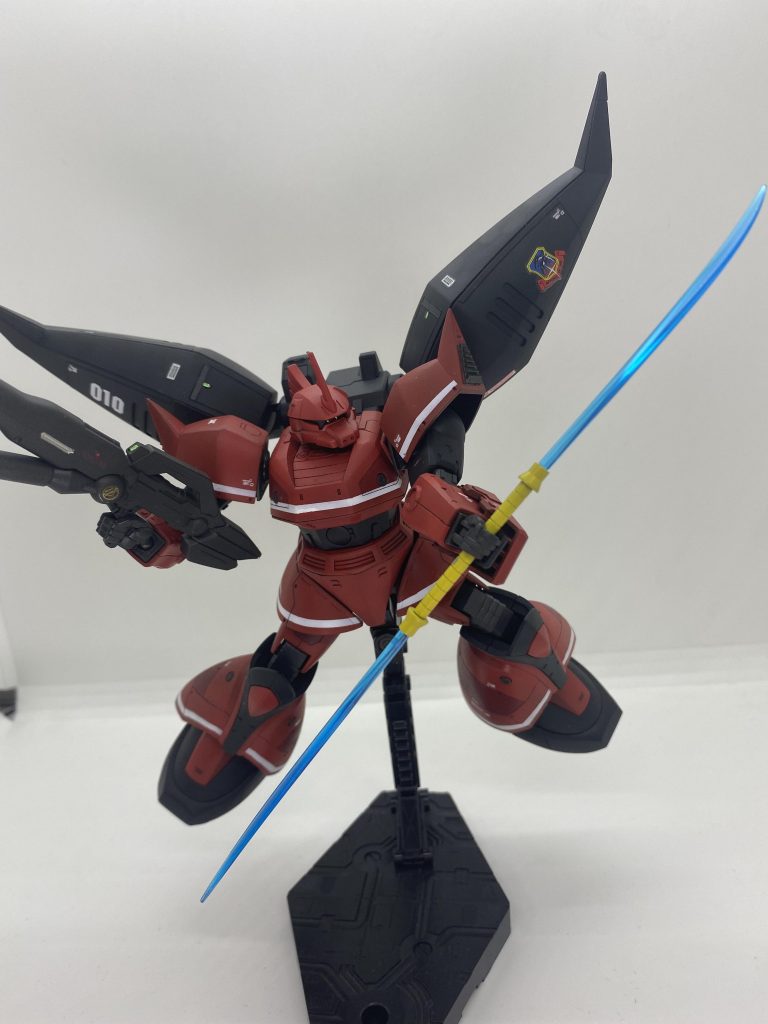 武装はガーベラテトラから借用。いつかディジェトラバーシアも作って激突するシーンを再現したいですね