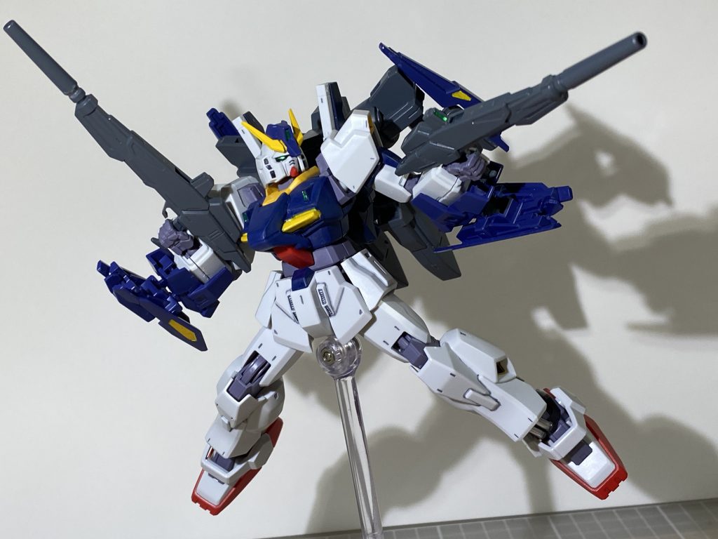 ライフル取り外しはそのままhgの持ち手で持てるようにグリップ側は少し削っています