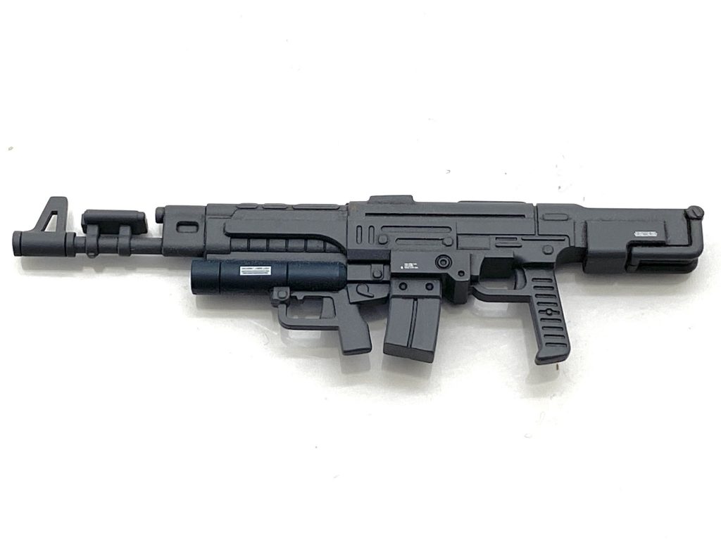 ビーム・マシンガンもちゃんと塗分けましたが使ってないです(汗)。