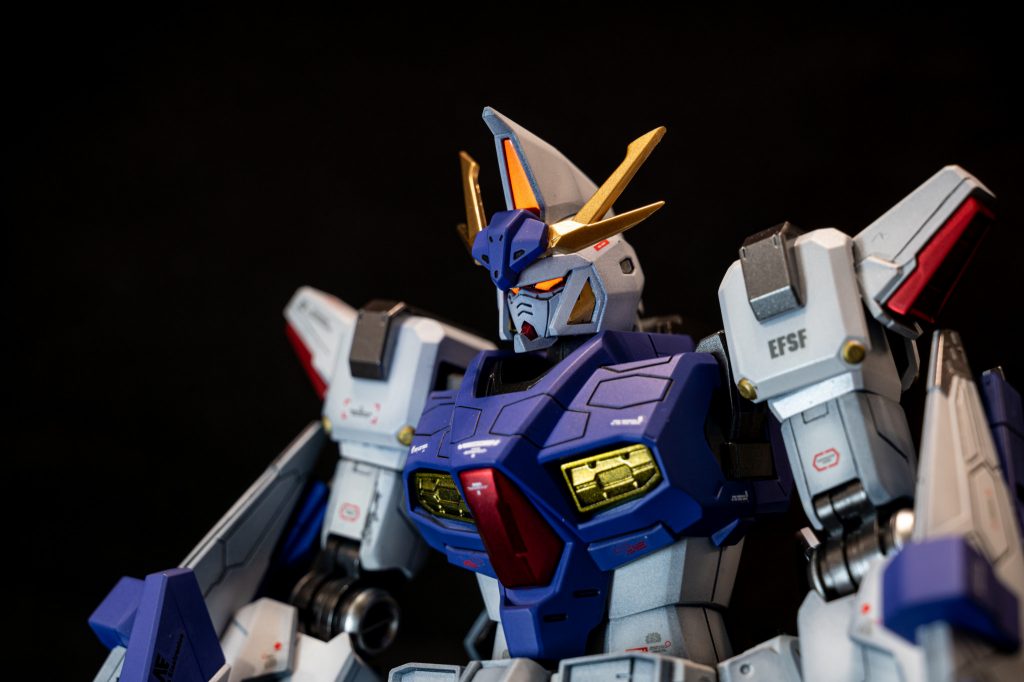 オデュッセウスガンダム！赤色の部分はマットキャンディ塗装で！