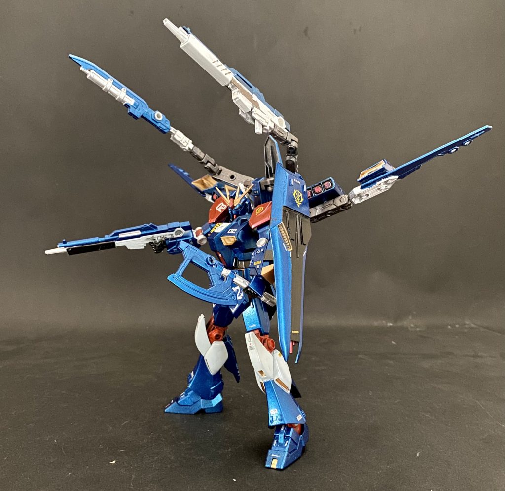 バトルアームで背負いキャノンぽく