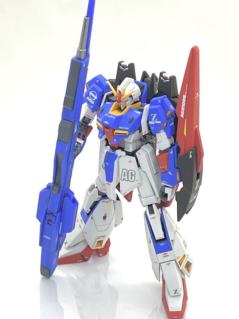 ゼータガンダムにハイパー・メガ・ランチャーは最高にカッコいい組み合わせです。