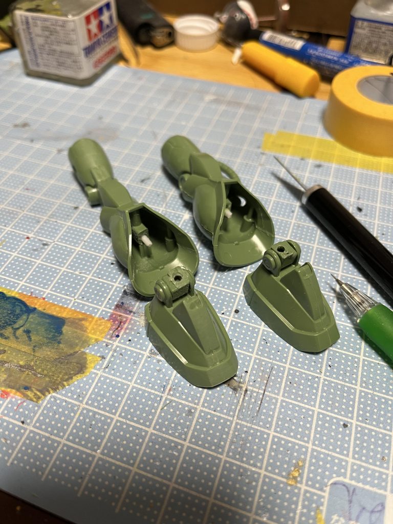 足の合わせ目消し