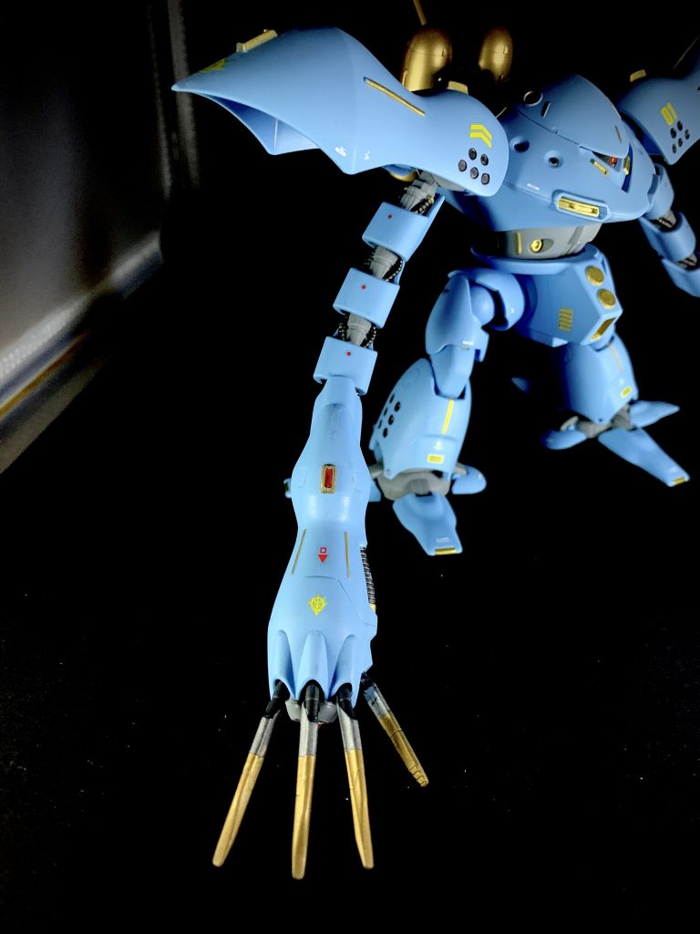 アイアンネイルは当初はメタリックシルバーで行く予定でしたが、バランス考えて先から3分の2をゴールドに追加で部分塗装。今回は今までのウェザリング中心の自身の作風にマンネリを感じてしまい…気分転換に綺麗な仕上がりを意識してみました。個人的には過去1番の納得感ある仕上がり！…になったのではと自画自賛しておきますw最後までご覧頂き、ありがとうございました^ ^