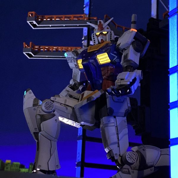 1/100 手塗り オリジナル製作品 ジオラマ ガンダム システム