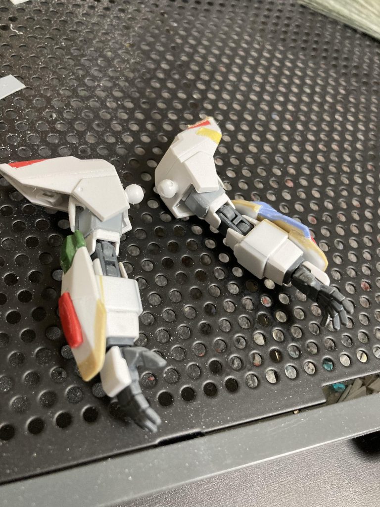 腕、二の腕、アームガードのかさ増しです