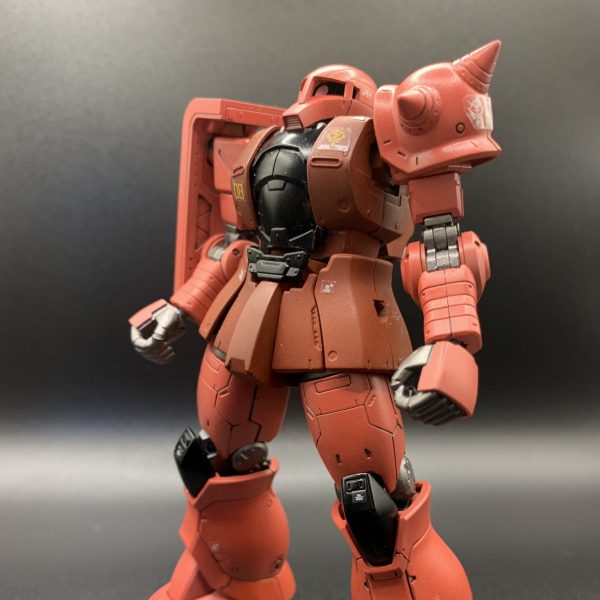 HG オリジンザク 全塗装完成品 一部組立済 オルテガザク ジャンク 