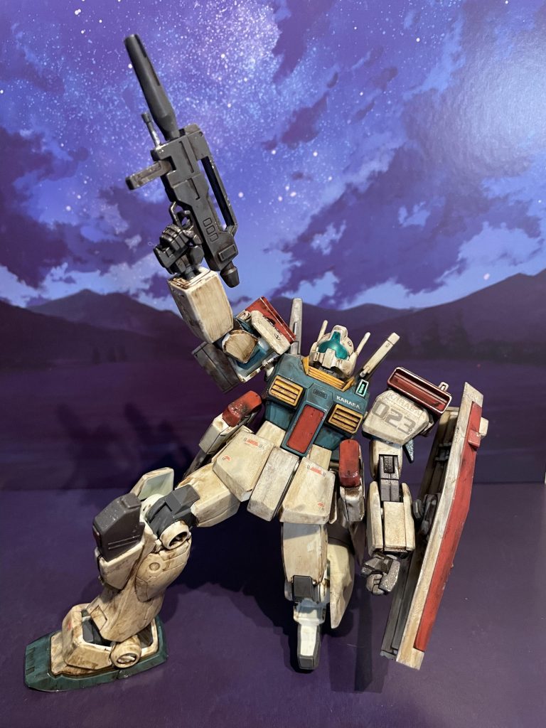 ウォッシング、スポンジチッピング、ウェザリングマスターを使うなどしてかなり汚しました。