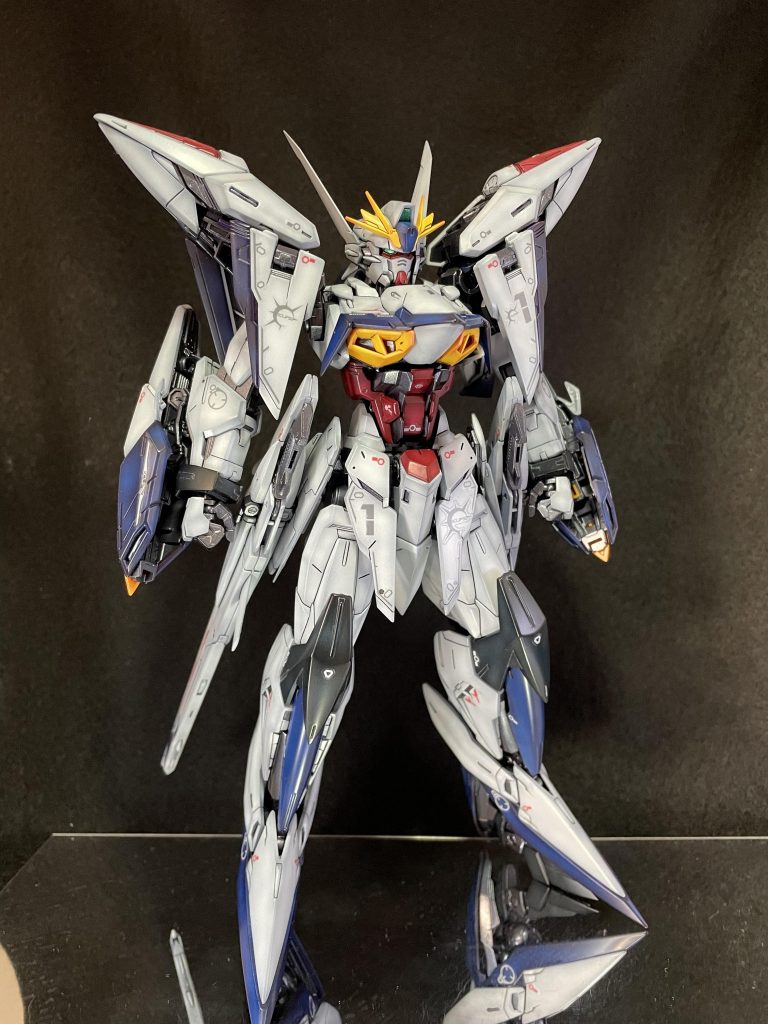 全体写真ポージングは次回制作予定のマニューバーストライカーが完成した際に撮ろうと思います。ご覧頂きありがとうございました。