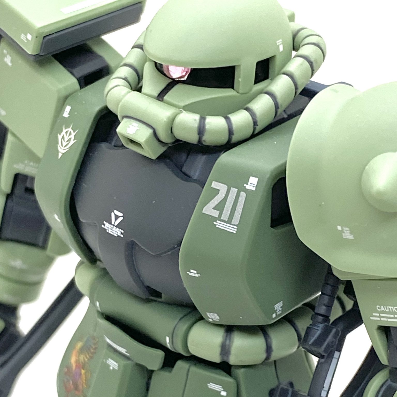 ホワイトブラウン ガンプラ HGUC 1/144 MS-06 ザクⅡ オリジナル迷彩