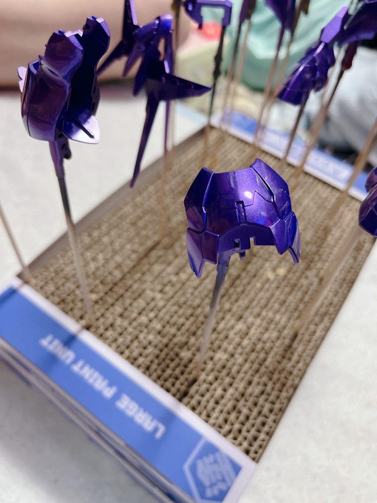 クリアパープルからのトップコート💎