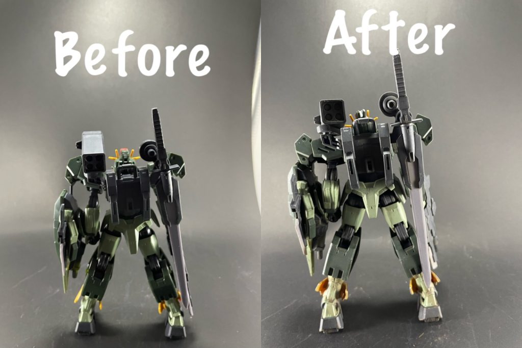 背面のビフォーアフター