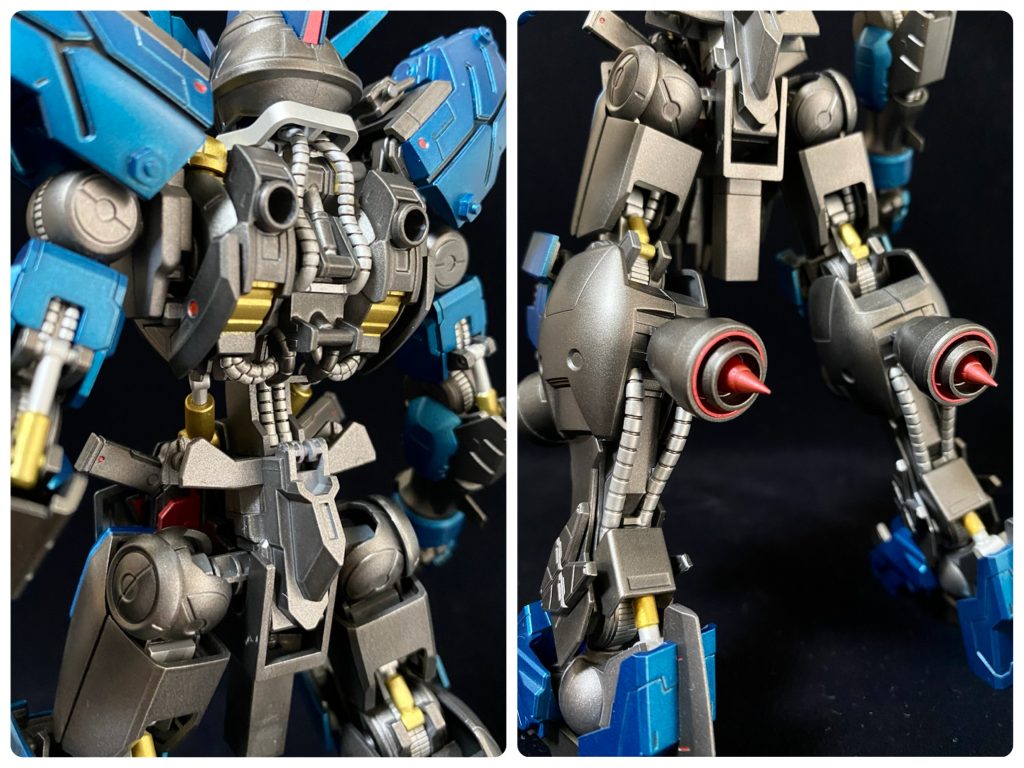 見えない所も塗り分けてます