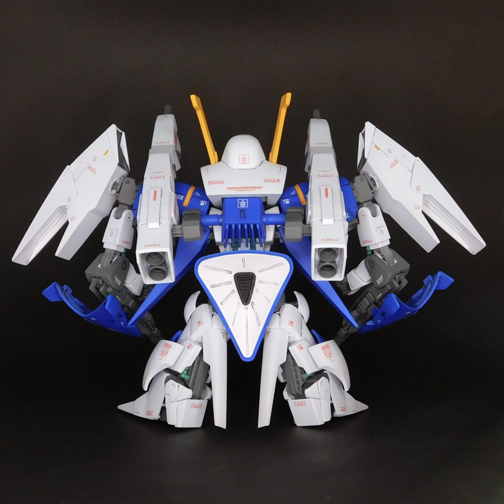 ロングライフルを伸ばした状態の素立ちです。こちらの方がボリュームがあり好きです。