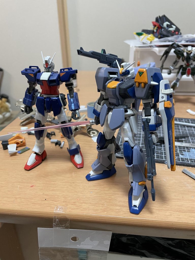 ビームサーベルの刃はジムカスタムのやつが太さもちょっと広めでバランスが良くお気に入りでした(笑)それでは最後までご覧いただきありがとうございました。